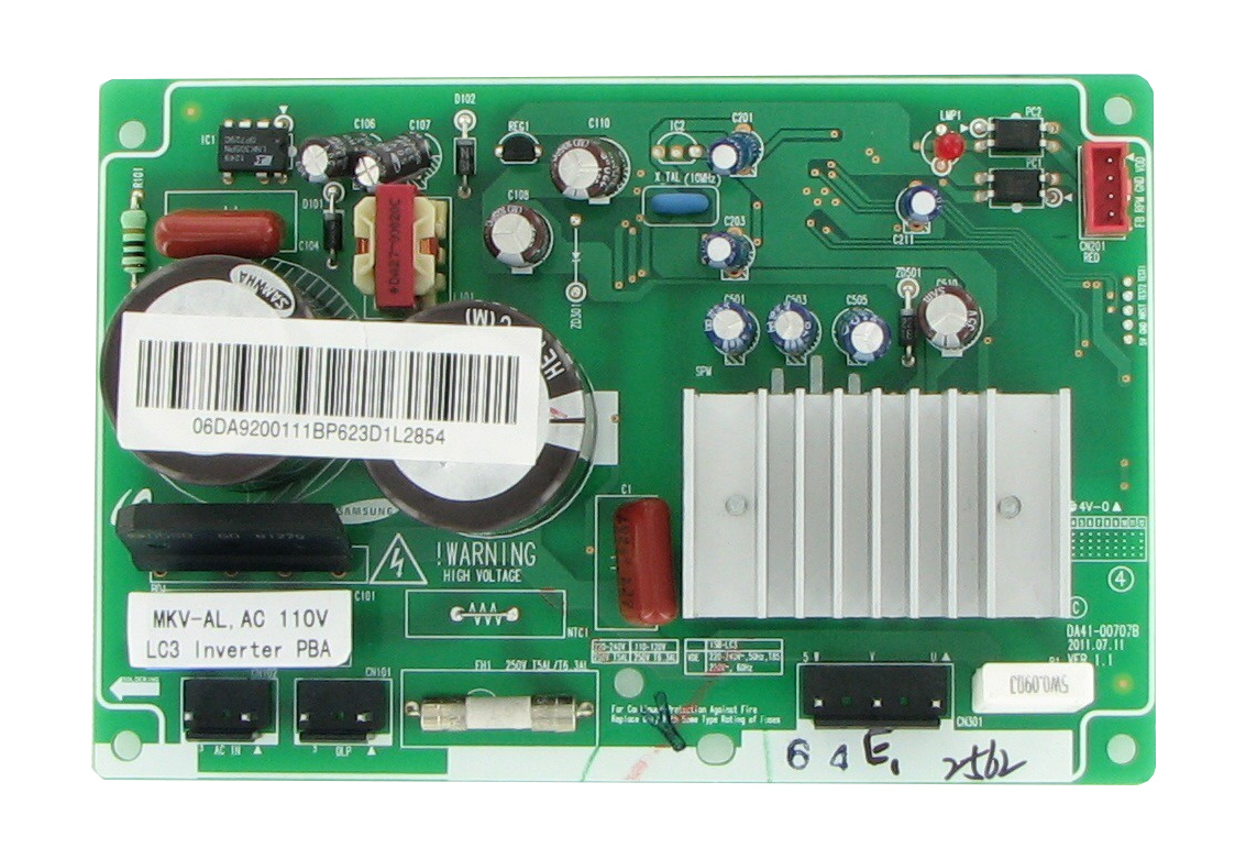 Inverter Power Control Board #DA92-00111B P2096 Samsung Refrigerator 