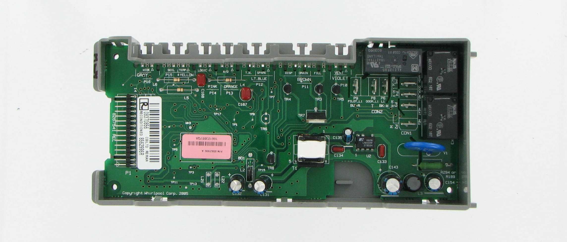 WHIRLPOOL Dishwasher Electronic MAIN Control Board W10130967 W10285180 W10084141 